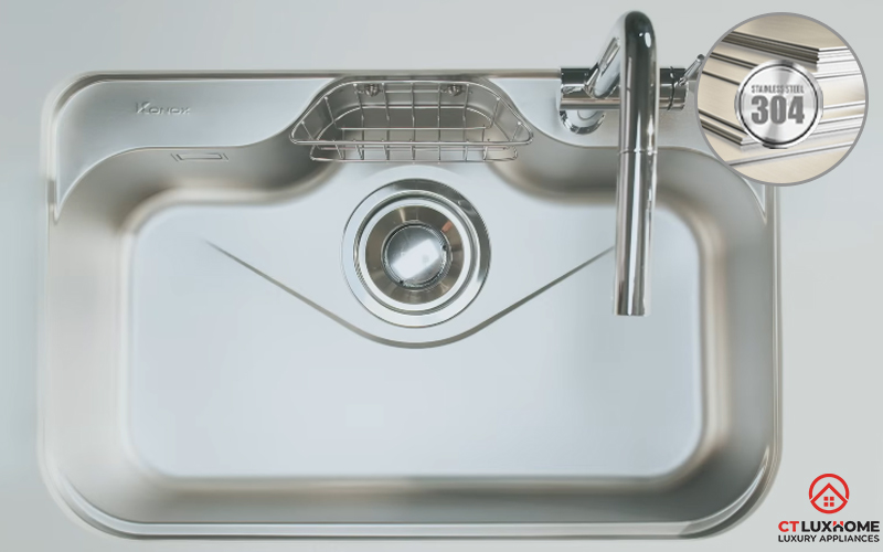 CHẬU RỬA CHÉN BÁT KONOX  TARI 7851SM FULL  TARI7851SMFULL 2