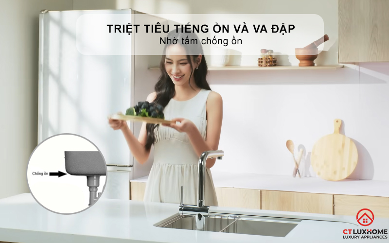 CHẬU RỬA CHÉN BÁT KONOX  TARI 7851SM FULL  TARI7851SMFULL 8