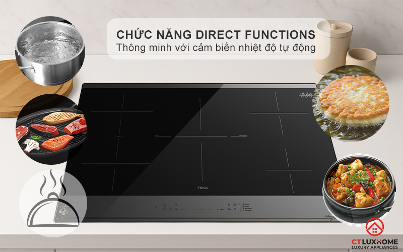 BẾP TỪ 5 VÙNG NẤU TEKA  IBF 95-VGogh FST BV 90CM IBF95VGoghFSTBV 5