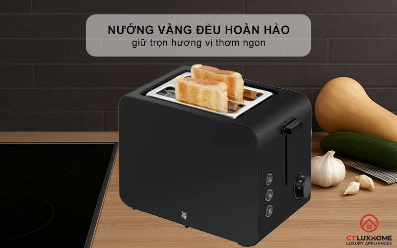 Nướng vàng đều hoàn hảo, giữ trọn hương vị thơm ngon