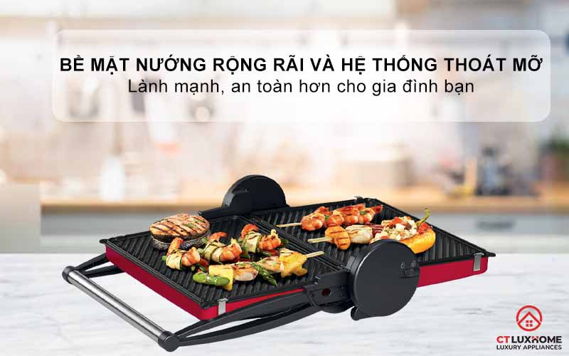 VỈ NƯỚNG ĐIỆN BOSCH TCG4104 2000W 5