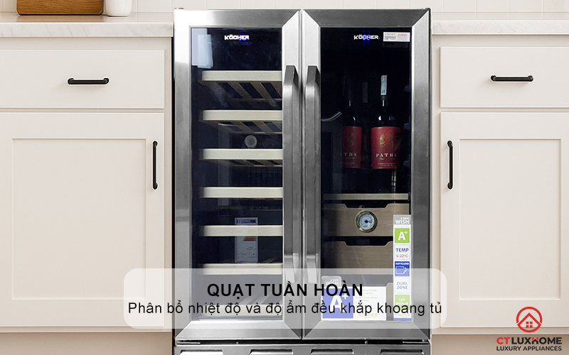 Quạt tuần hoàn phân phối nhiệt và độ ẩm đồng đều