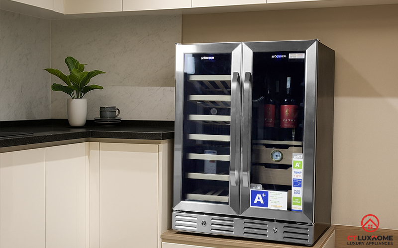 Hệ thống kiểm soát nhiệt độ 2 ngăn linh hoạt (05°C - 22°C)