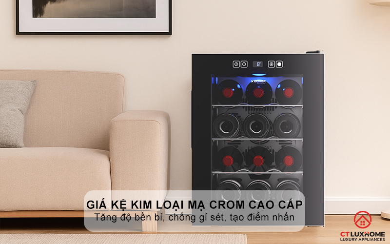 Giá kệ kim loại mạ Crom cao cấp