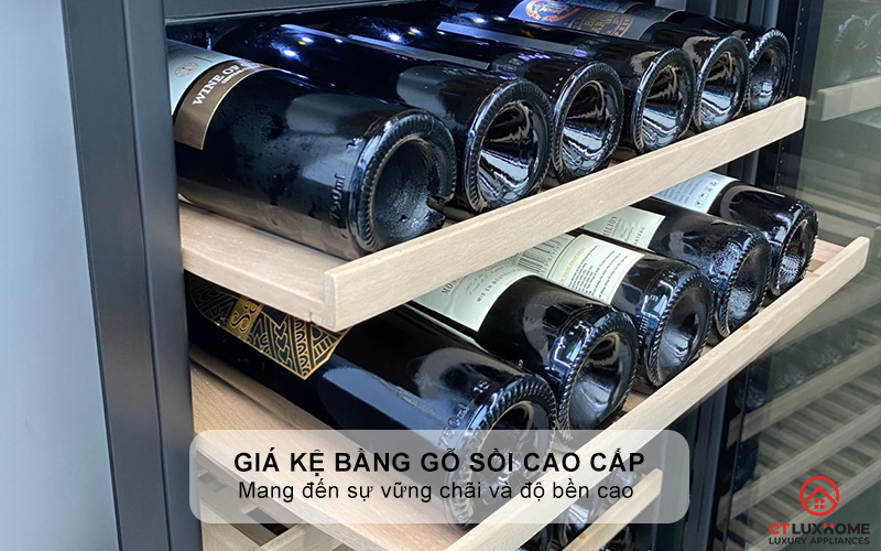 Giá kệ bằng gỗ sồi cao cấp