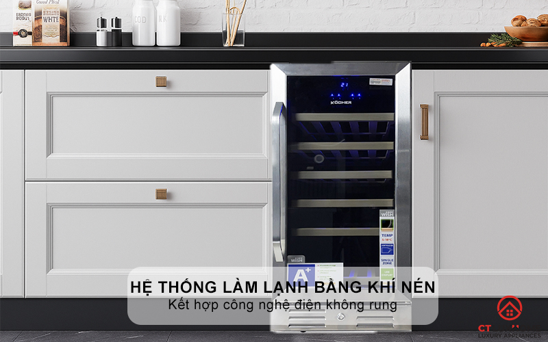 Hệ thống làm lạnh bằng khí nén kết hợp công nghệ điện không rung