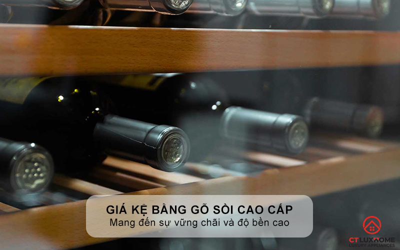 Giá kệ bằng gỗ sồi cao cấp