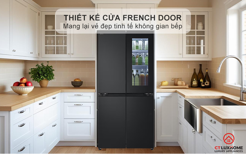 Thiết kế cửa French door đẳng cấp