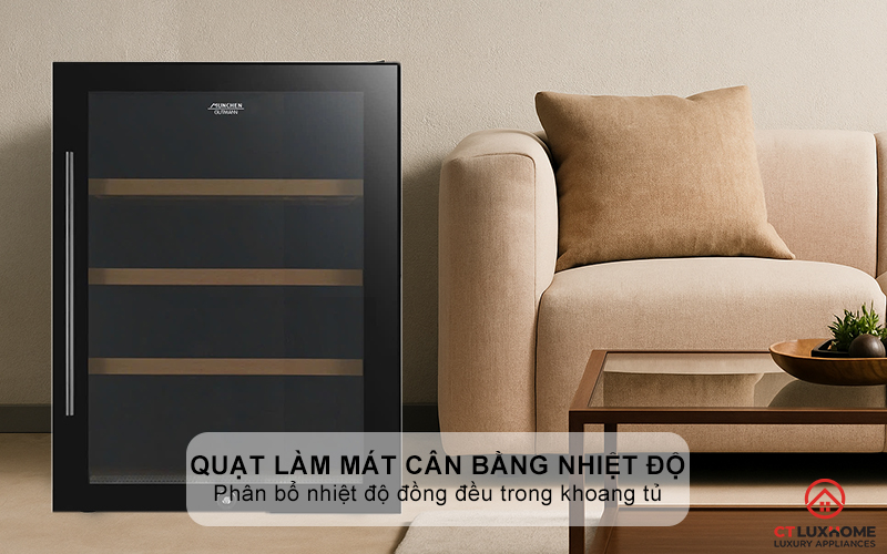 Chức năng quạt làm mát cân bằng nhiệt độ