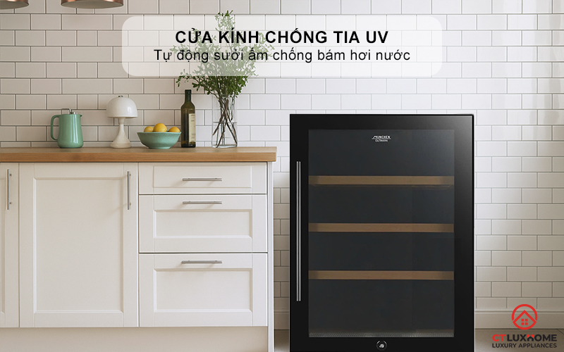 Cửa kính chống tia UV & tự động sưởi ấm chống bám hơi nước