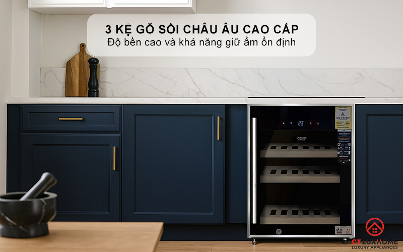 3 kệ gỗ sồi Châu Âu cao cấp