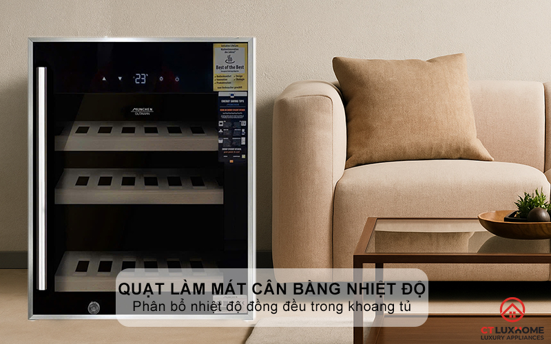 Chức năng quạt làm mát cân bằng nhiệt độ