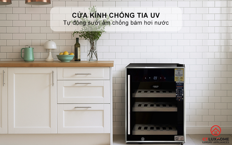 Cửa kính chống tia UV & tự động sưởi ấm chống bám hơi nước