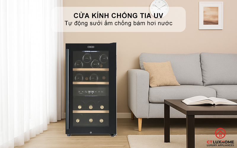 Cửa kính chống tia UV & tự động sưởi ấm chống bám hơi nước