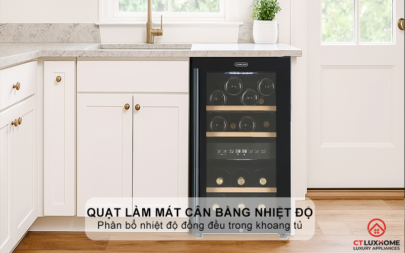 Chức năng quạt làm mát cân bằng nhiệt độ