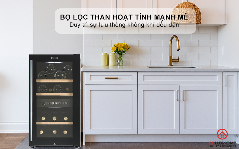 Quạt làm mát và bộ lọc than hoạt tính mạnh mẽ