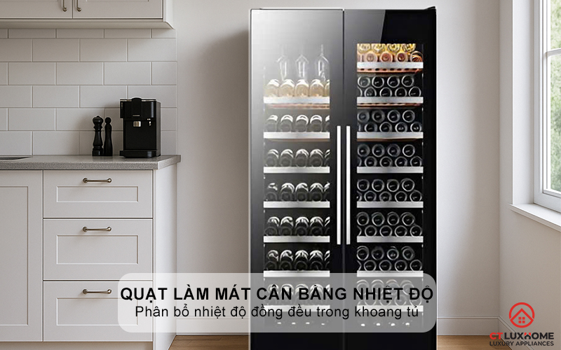 Chức năng quạt làm mát cân bằng nhiệt độ