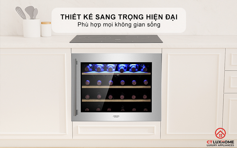 Thiết kế âm tủ sang trọng hiện đại
