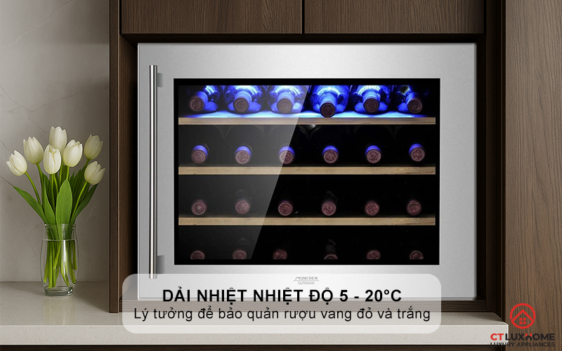 Hệ thống kiểm soát nhiệt độ linh hoạt (05°C - 20°C)