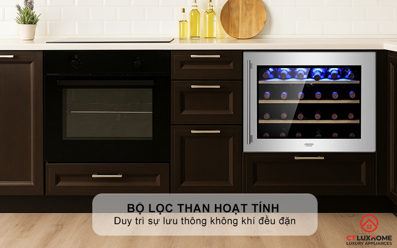 Quạt làm mát và bộ lọc than hoạt tính mạnh mẽ