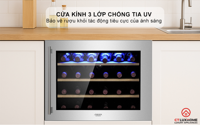 Cửa kính 3 lớp chống tia UV