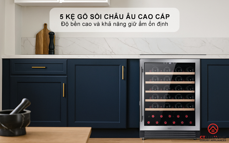 5 ngăn kéo gỗ sồi cao cấp