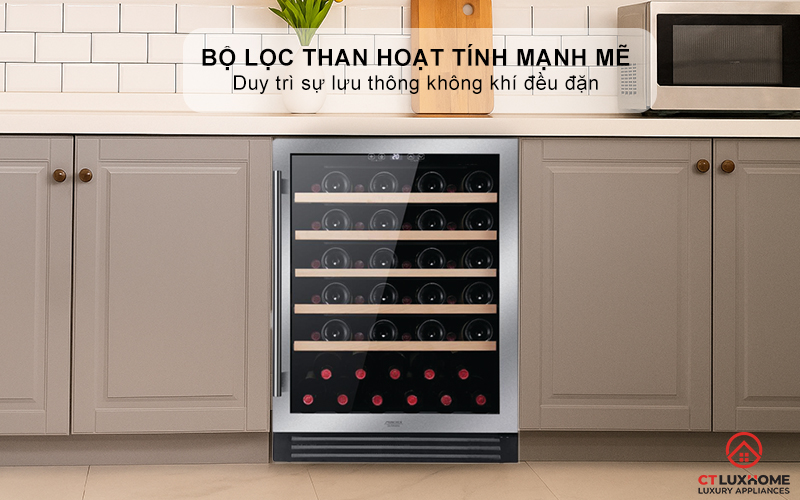 Quạt làm mát và bộ lọc than hoạt tính mạnh mẽ