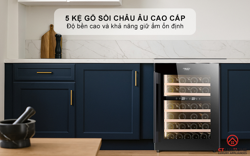 5 ngăn kéo gỗ sồi cao cấp
