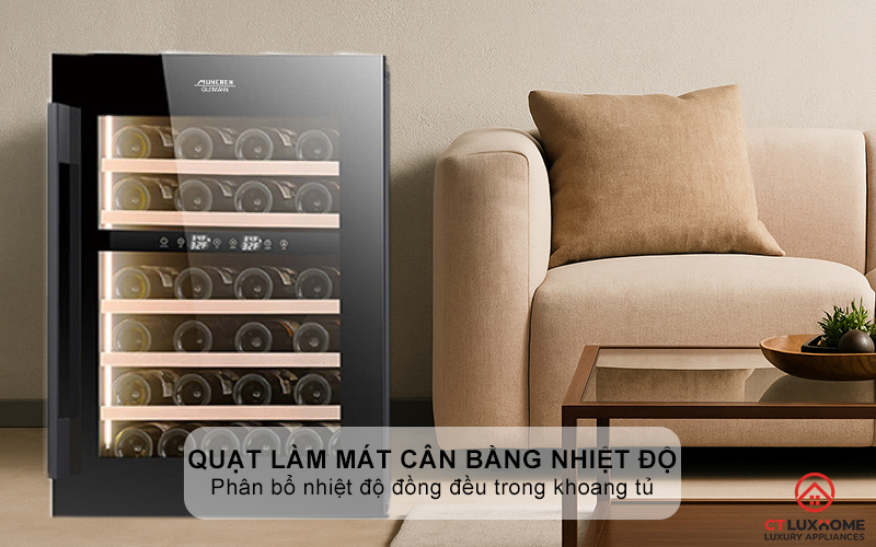 Chức năng quạt làm mát cân bằng nhiệt độ
