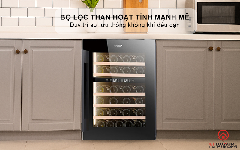 Quạt làm mát và bộ lọc than hoạt tính mạnh mẽ
