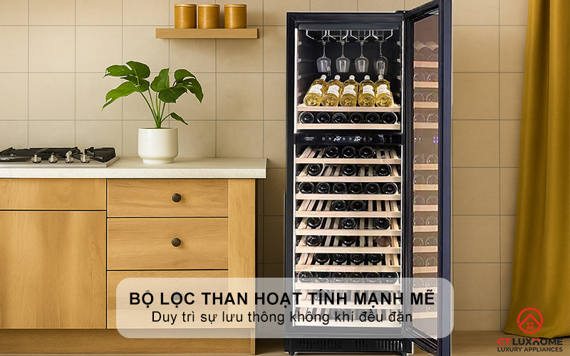 Quạt làm mát và bộ lọc than hoạt tính mạnh mẽ