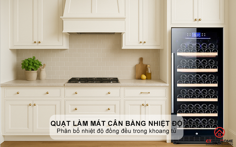 Chức năng quạt làm mát cân bằng nhiệt độ
