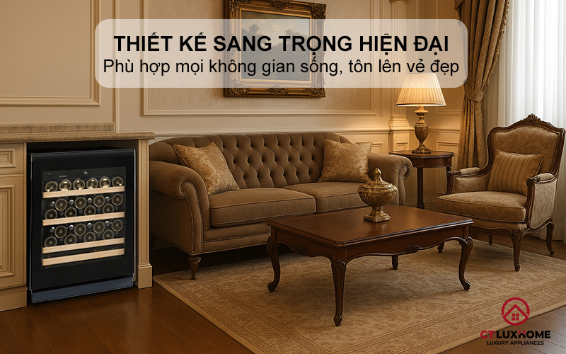 Thiết kế sang trọng hiện đại phù hợp mọi không gian sống