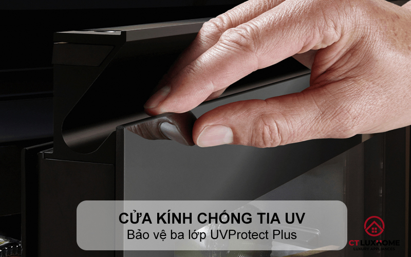 Bảo vệ ba lớp UVProtect Plus với cửa kính chống tia UV