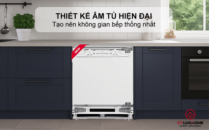 Thiết kế âm tủ sang trọng, hiện đại