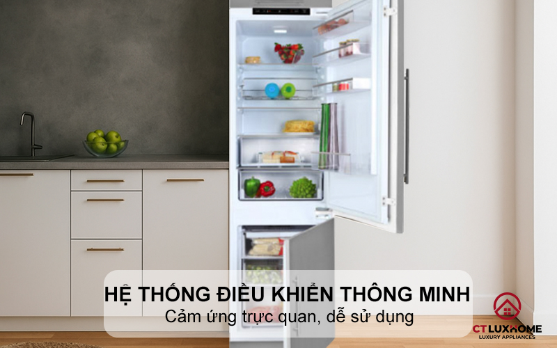 Hệ thống điều khiển thông minh cảm ứng trực quan, dễ sử dụng