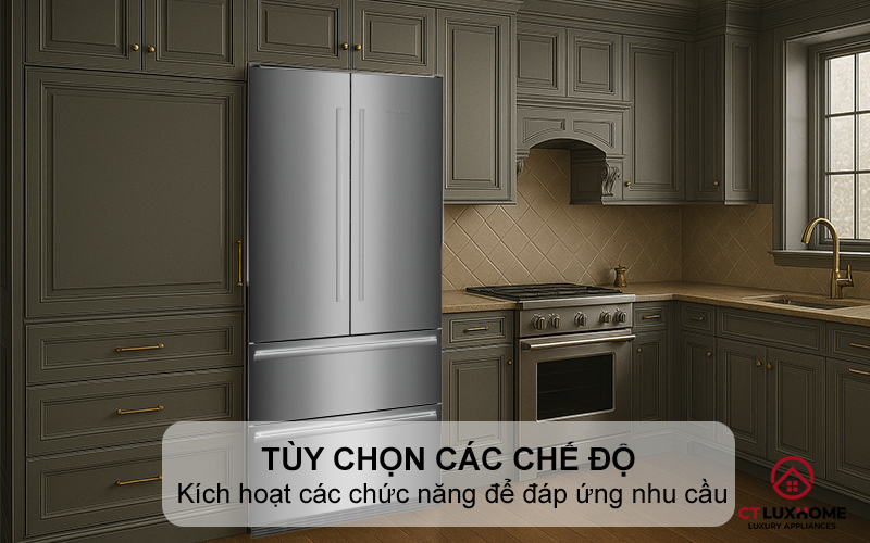 Tùy chọn và thiết lập các chế độ và cài đặt theo từng nhu cầu sử dụng