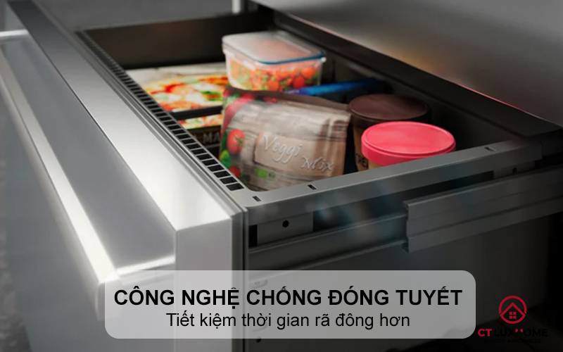 Công nghệ chống đóng tuyết tiết kiệm thời gian rã đông hơn