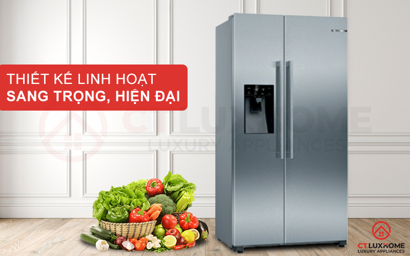 TỦ LẠNH SIDE BY SIDE BOSCH KAD93AIEP SERIE 6 562 LÍT 1