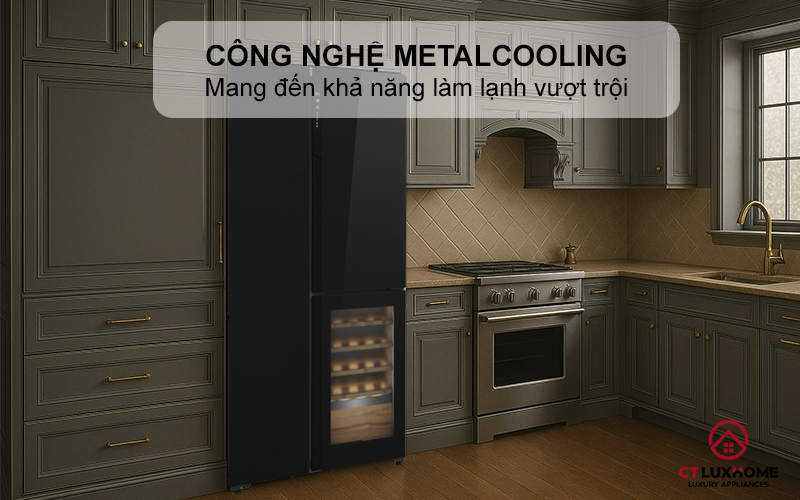 Công nghệ MetalCooling mang đến khả năng làm lạnh vượt trội