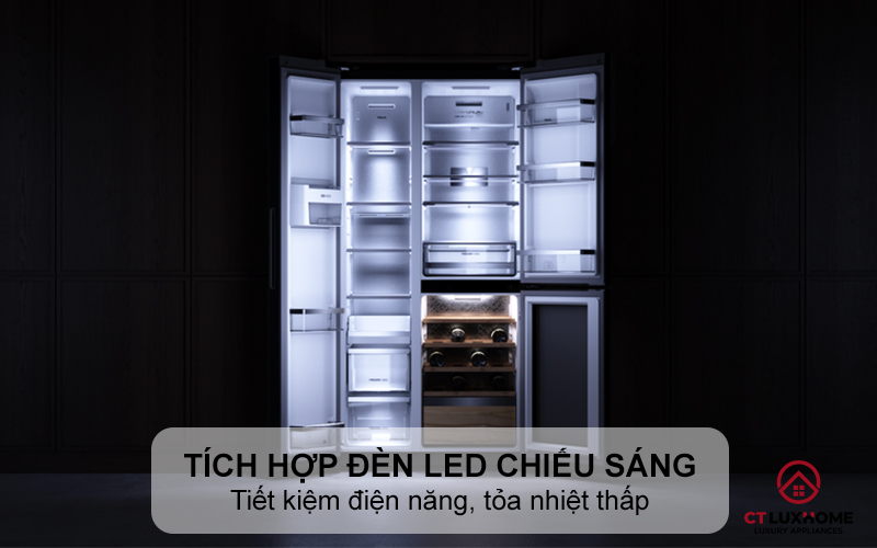 Tích hợp đèn LED chiếu sáng