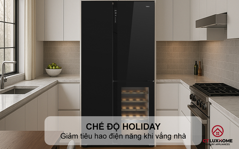 Chế độ Holiday giảm tiêu hao điện năng khi vắng nhà