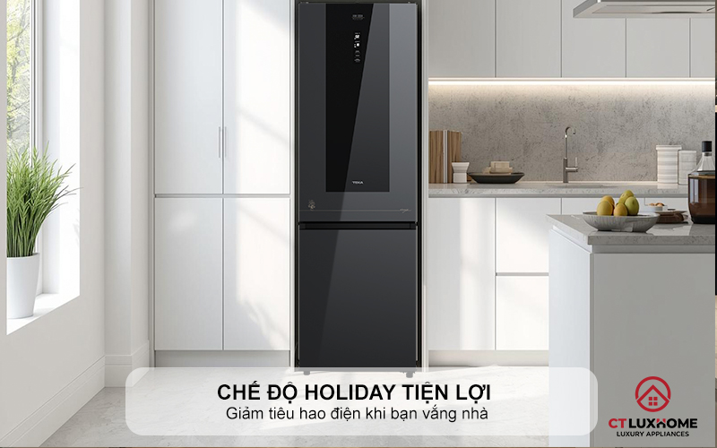 Chế độ Holiday tiện lợi - Giảm tiêu hao điện khi bạn vắng nhà