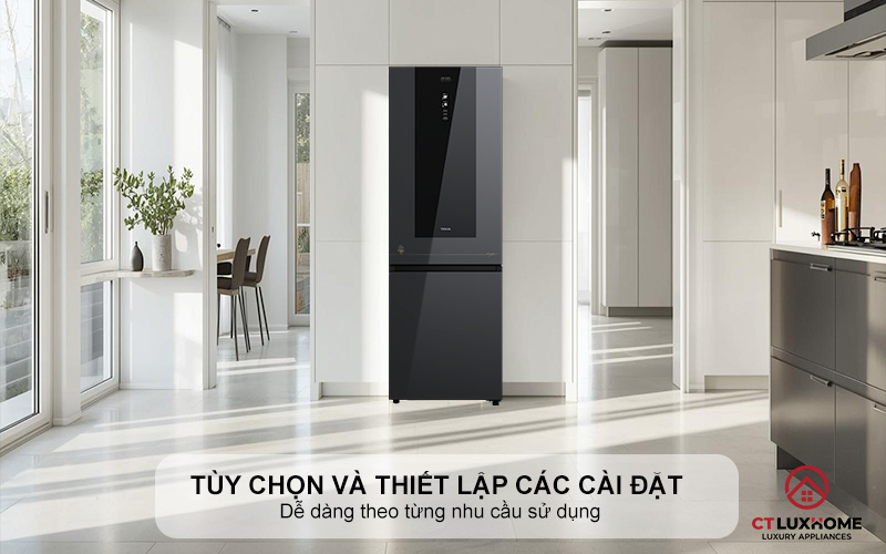 Tùy chọn và thiết lập các cài đặt dễ dàng theo từng nhu cầu sử dụng