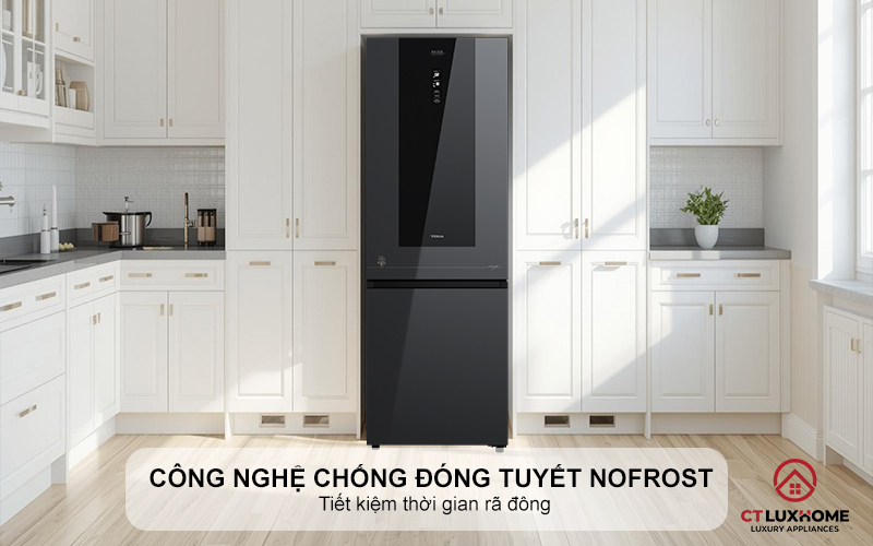 Công nghệ chống đóng tuyết Total NoFrost tiết kiệm thời gian rã đông