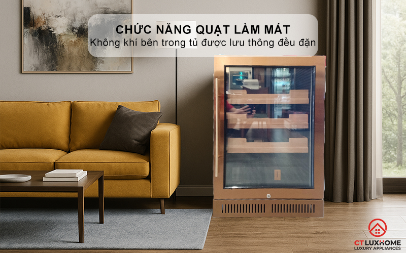 Chức năng quạt làm mát cho nhiệt độ lưu trữ cân bằng