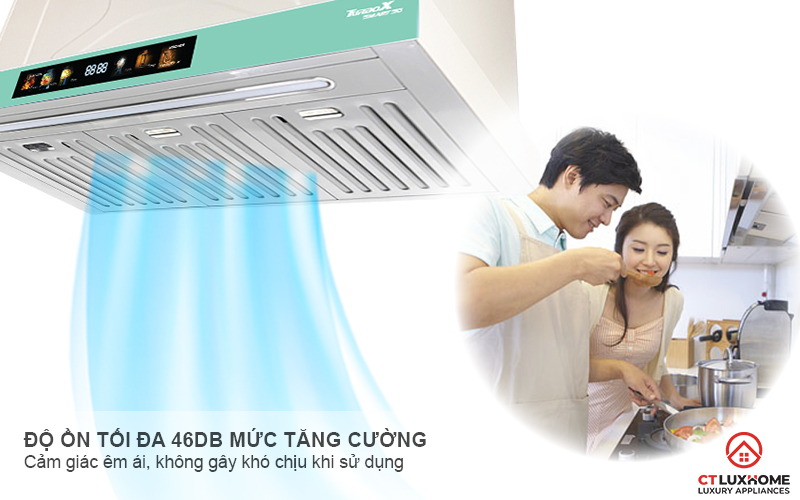 MÁY HÚT MÙI ÂM TỦ KOCHER TURBO SMART X3D-350N NGANG 700MM TURBOX3D350N 8