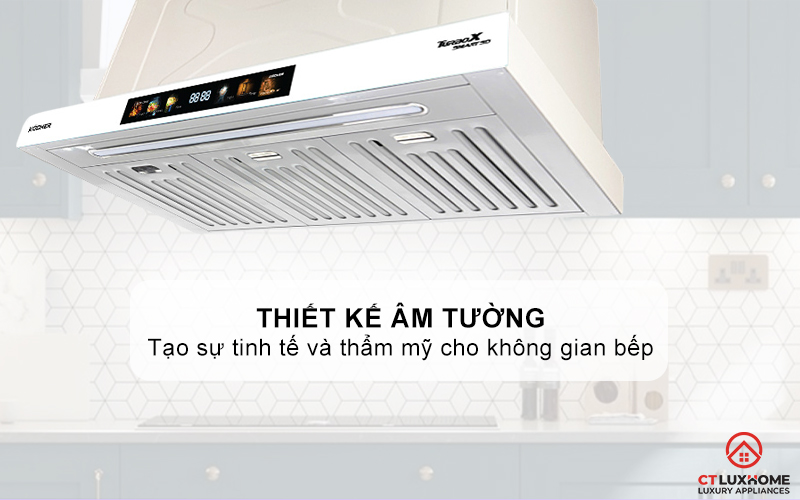 MÁY HÚT MÙI ÂM TỦ KOCHER TURBO X3D-669T NGANG 700MM TURBOX3D669T 1