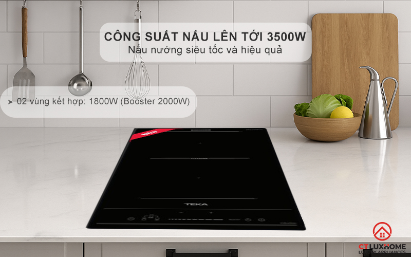 BẾP TỪ DOMINO 2 VÙNG NẤU TEKA VI2.1 SSM BK VI21SSMBK 3