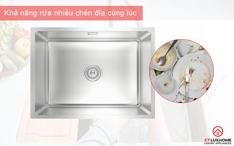 khả năng rửa chậu konox 